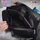 Moeyu Hatsune Miku Neon Electronic Music techwear messenger bag designed to be worn as a crossbody or shoulder bag for casual commuting and everyday use.