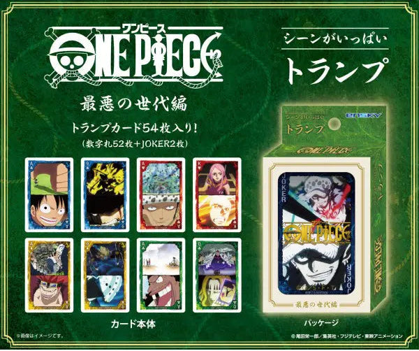 One Piece Scene Filled Playing Cards: Worst Generation Arc - Regular Edition