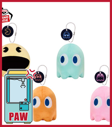 🕹️Paw Game - Pac-Man Mini Plush - Neon Pop
