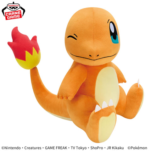 Pokemon Charmander Look At My Tail Plush Large - 12 Inches