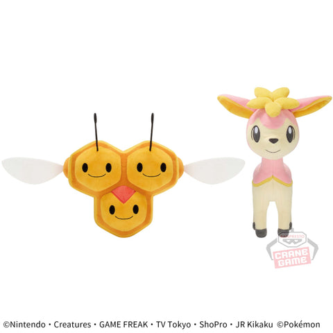 Pokemon Combee Deerling Spring Form Plush - 9 Inches