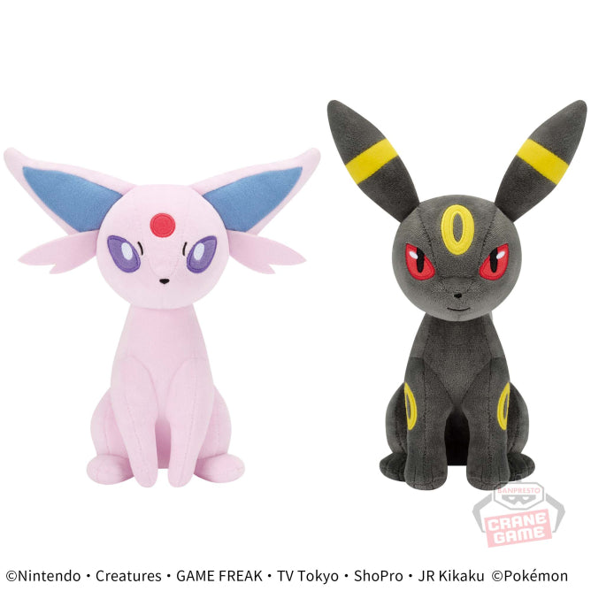 Pokemon Espeon Umbreon Plush - 7 Inches