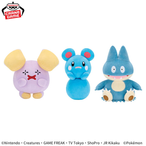 Pokemon Whismur Azurill Munchlax Plush