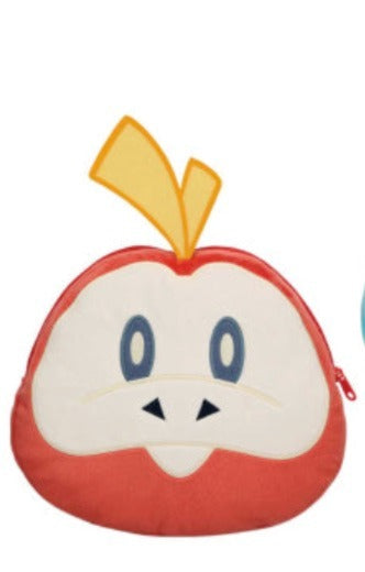Pokemon Fuecoco Face Plush Pouch - 9 Inches