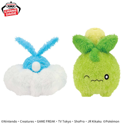 Pokemon Swablu Smoliv Relaxing Time Plush - 10 Inches