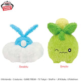 Pokemon Swablu Smoliv Relaxing Time Plush - 10 Inches
