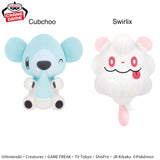 Pokemon Mofugutto Color Selection White Plush - Cubchoo and Swirlix (9 Inches)