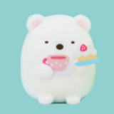 Sumikko Gurashi Shirokuma Korotto Plush - Polar Bear, Penguin, Tonkatsu, Cat and Lizard (8 Inches)