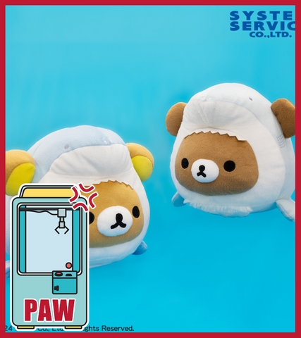 🕹️Paw Game - Rilakkuma Umi Shark Disguise Toy - XL (2 Designs)