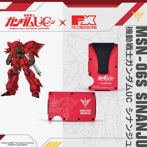 Mobile Suit Gundam: Unicorn MSN-06S Sinanju Card Case