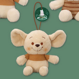 Winnie The Pooh Cafe De Hunny Fukufuku Mascot Poch - Pooh, Piglet, Roo and Tigger (4 Inches)