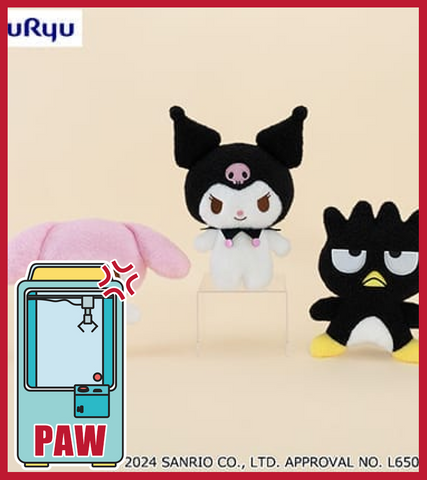 🕹️Paw Game - Sanrio Characters Fluffy Patch Plush Toy (3 Designs)