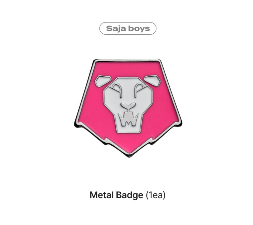 Kpop Demon Hunters Metal Badge - Saja Boys