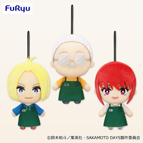 Sakamoto Days Plush - Taro Sakamoto, Shin Asakura and Shoto Riku (6 Inches)