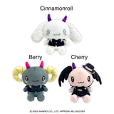 Sanrio Characters Neo Gothic Devils Doll 2 - Cinnamoroll, Berry and Cherry (6 Inches)