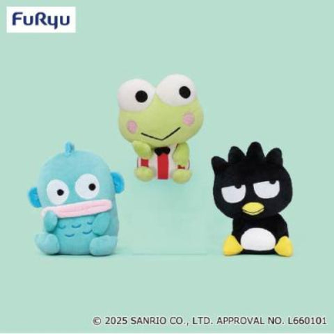 Sanrio Characters Ufufu Plush Toy - Badtz Maru, Keroppi and Hangyodon (7 Inches)