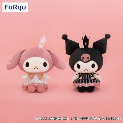 My Melody & Kuromi Antique Queen Big Plush - Melody and Kuromi (15 Inches)