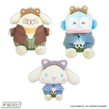 Plush Sanrio Characters Hangyodon Mofu Ear Retro Lolita Doll 2 - Hangyodon, Pompompurin and Cinamoroll (6 Inches)