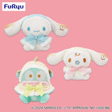 Sanrio Mashumarumu Colorful Cape Plushies - Cinnamonroll, Milk and Hangyadon (6 Inches)