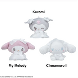 Sanrio Characters Kuromi Yurukawa Mascot Milky Lolita - Kuromi, My Melody and Cinnamoroll (4 Inches)