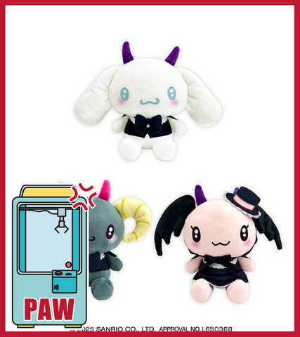 🕹️Paw Game - Sanrio Gothic Demon Squad Plushies