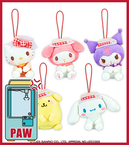 🕹️Paw Game - Sanrio Characters Picnic Sitting Mascot