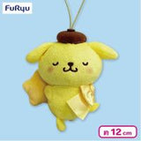 Sanrio Character Nap Baby Mascot Plush - My Melody, Cinnamoroll and Pompompurin (5 Inches)