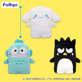 Sanrio Happy Danbui Dome Friends BIG Plush Toy - Cinnamoroll, Badtz Maru and Hangyodon (21 Inches)