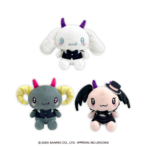Sanrio Characters Neo Gothic Devils Doll 2 - Cinnamoroll, Berry and Cherry (6 Inches)