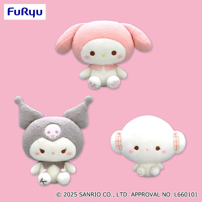 Sanrio Characters Milky Boar Big Plush Toy - My Melody, Kuromi and Kogimyun (10 Inches)