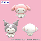 Sanrio Characters Milky Boar Big Plush Toy - My Melody, Kuromi and Kogimyun (10 Inches)
