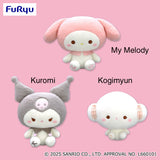 Sanrio Characters Milky Boar Big Plush Toy - My Melody, Kuromi and Kogimyun (10 Inches)