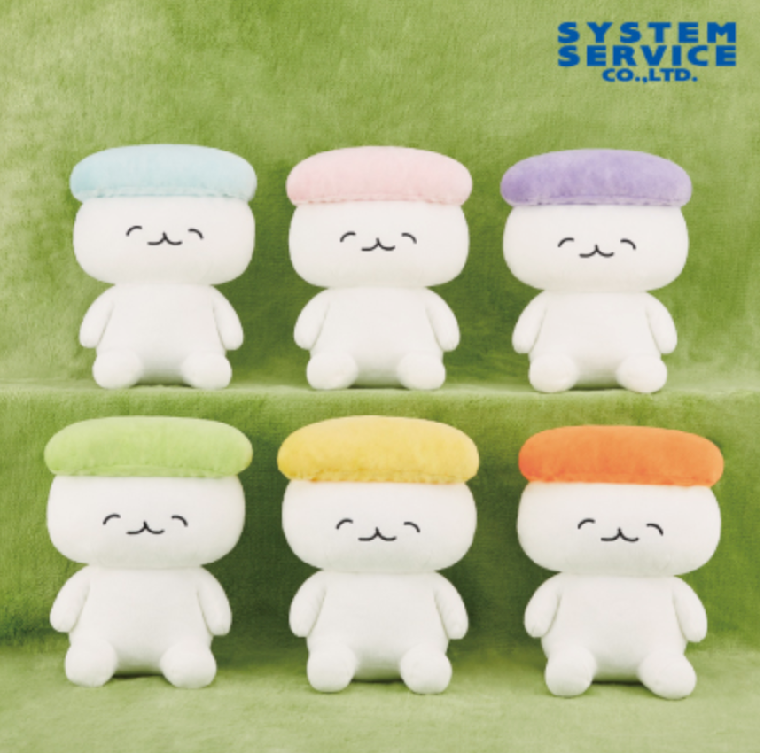 Osushidayo Colorful Sushi People Plush Toy Big - 11 Inches