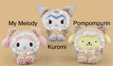 Sanrio Characters Cooking Cafe Bear Plush - My Melody, Kuromi, Pompompurin (8 Inches)