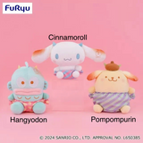 Sanrio Characters Marshumarumu Candy Diaper Plush - Cinnamoroll, Hangyodon and Pompompurin (9 Inches)