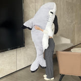 Sharkitty Plush - Gray Shark Cat XXL 100cm