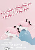 Sharkitty Plush Keychain - Pinky (5 Inches)