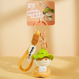 Puppy Snake Daily Life Series Pendant - Straw Hat (2 Inches)