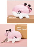 Sharkitty Plush Keychain - Pinky (5 Inches)