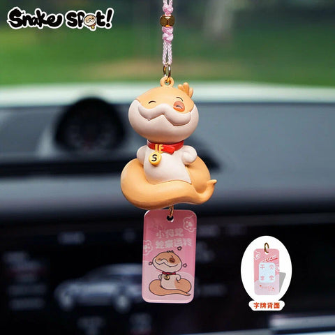 Puppy Snake Daily Life Series Car Hanging - Hip Arms Style - Sha Mao You Zai Series Xiao Fen