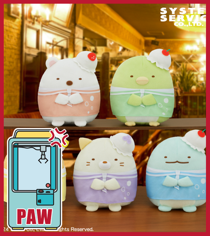 🕹️Paw Game - Sumikko Gurashi Cream Soda Marine Korotto XL Plush (5 Designs)