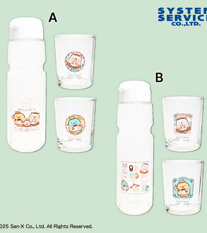 Sumikkogurashi Hotel Sumikko Drink Pot & Glass Set
