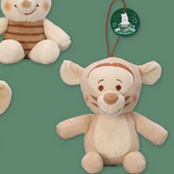 Winnie The Pooh Cafe De Hunny Fukufuku Mascot Poch - Pooh, Piglet, Roo and Tigger (4 Inches)