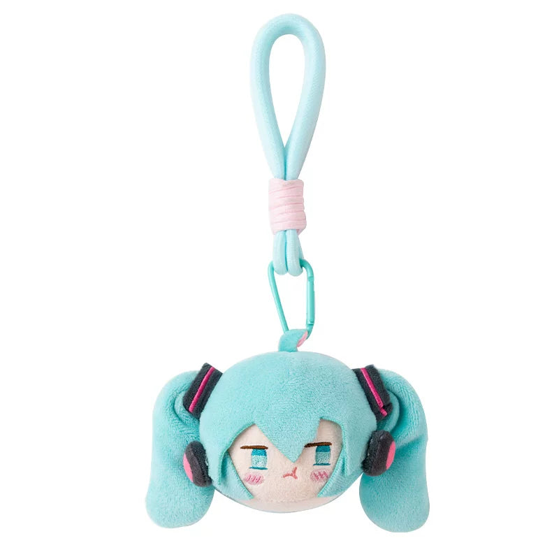 MOEYU Hatsune Miku plush doll keychain featuring a cute anime-inspired Miku design with soft plush details and a convenient keychain attachment, perfect for bags, backpacks, or collecting.