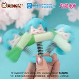 Moeyu Hatsune Miku squinty-eyed soft rubber rocking toy featuring a cute Miku design, suitable for car dashboards, desks, and display collections.