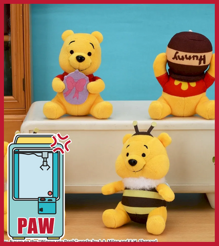 🕹️Paw Game - Winnie the Pooh Mascot Honey Greedy Set (4 Designs)