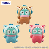 Hangyodon Wanted Lesser Panda Costume Plush - Blue, Brown and Pink (7 Inches)