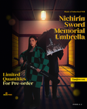 [All Others] Demon Slayer - Kimetsu no Yaiba - Official Rengoku Flame Nichirin Blade Umbrella (112cm)<br>[Pre-Order]