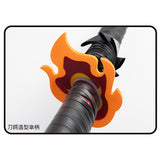 [All Others] Demon Slayer - Kimetsu no Yaiba - Official Rengoku Flame Nichirin Blade Umbrella (112cm)<br>[Pre-Order]