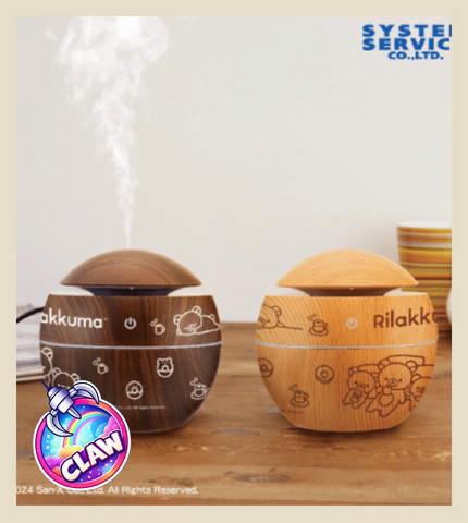 🕹️Paw Game - Rilakkuma BASIC RILAKKUMA Humidifier with woodgrain LED light